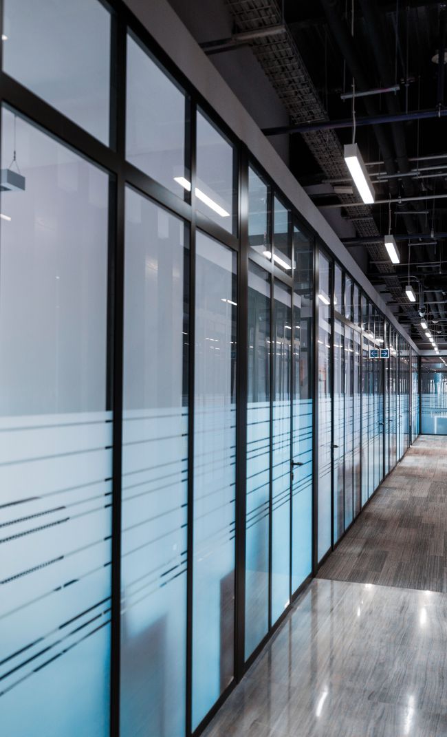 parede de vidro em Natal